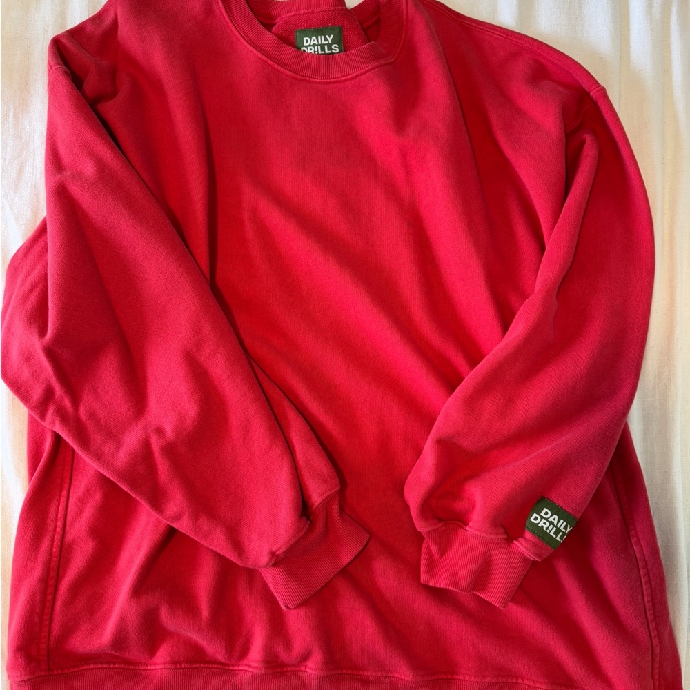 Red Daily Dills Sweatshirt